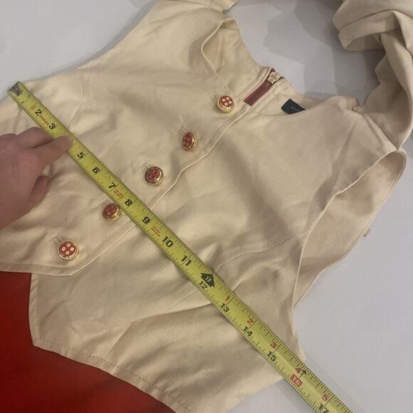 Marc Jacobs Blair Waldorf Bow Dress 4 Alessandra Runway Vest Mini A Line Small S - Picture 9 of 13